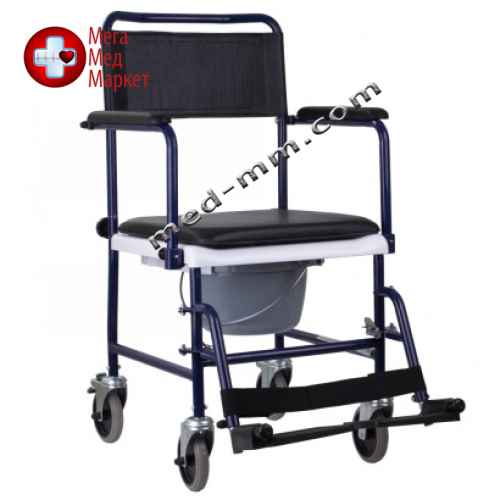 Крісло-каталка з санітарним оснащенням MOD-JBS367A